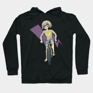 Girl on bike Hoodie